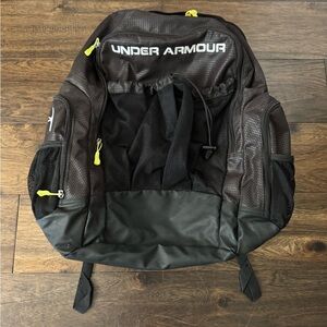 Under Armour Black and Yellow Men's Soccer Backpack